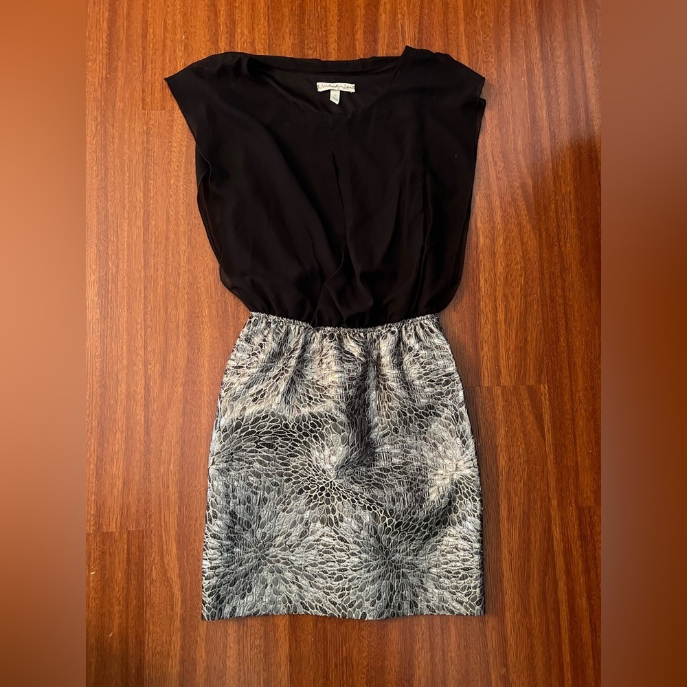 Accidentally in love black and grey women’s dress